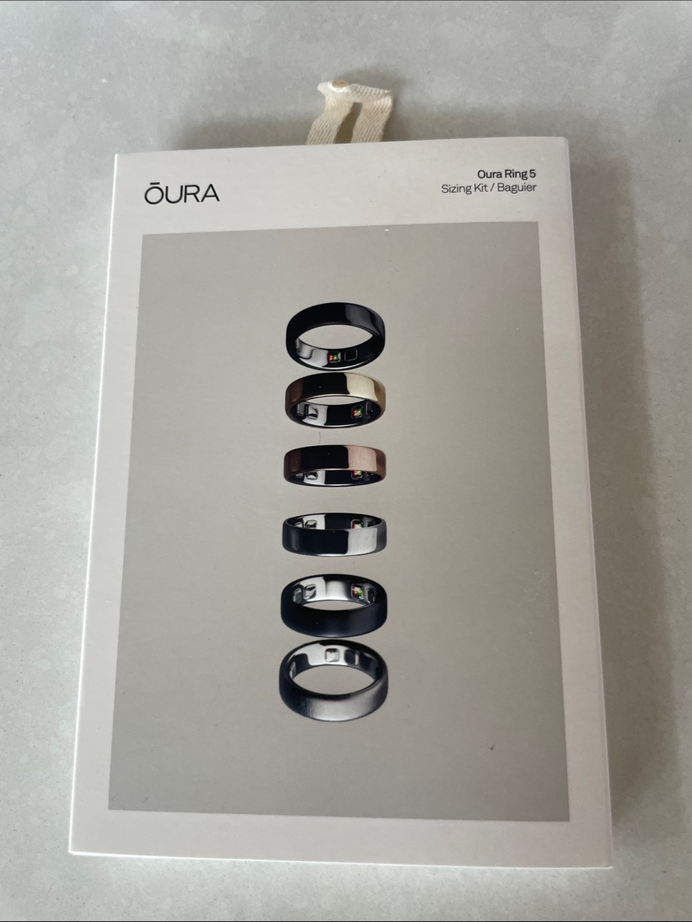 Oura Ring 5 Sizing Kit